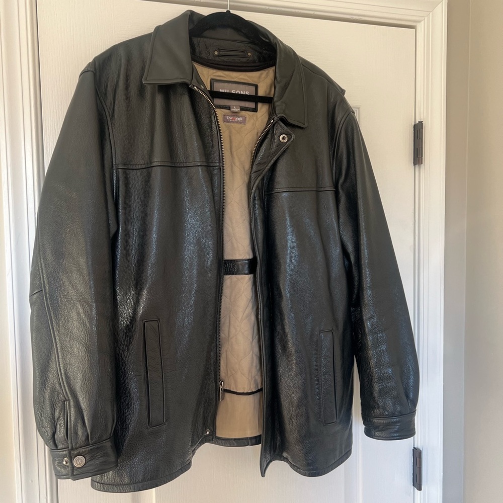 Wilson’s Oversized Genuine Leather Jacket